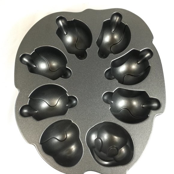 NORDIC WARE Caterpillar 8 Section Cakelet  Pan EUC - Picture 6 of 6